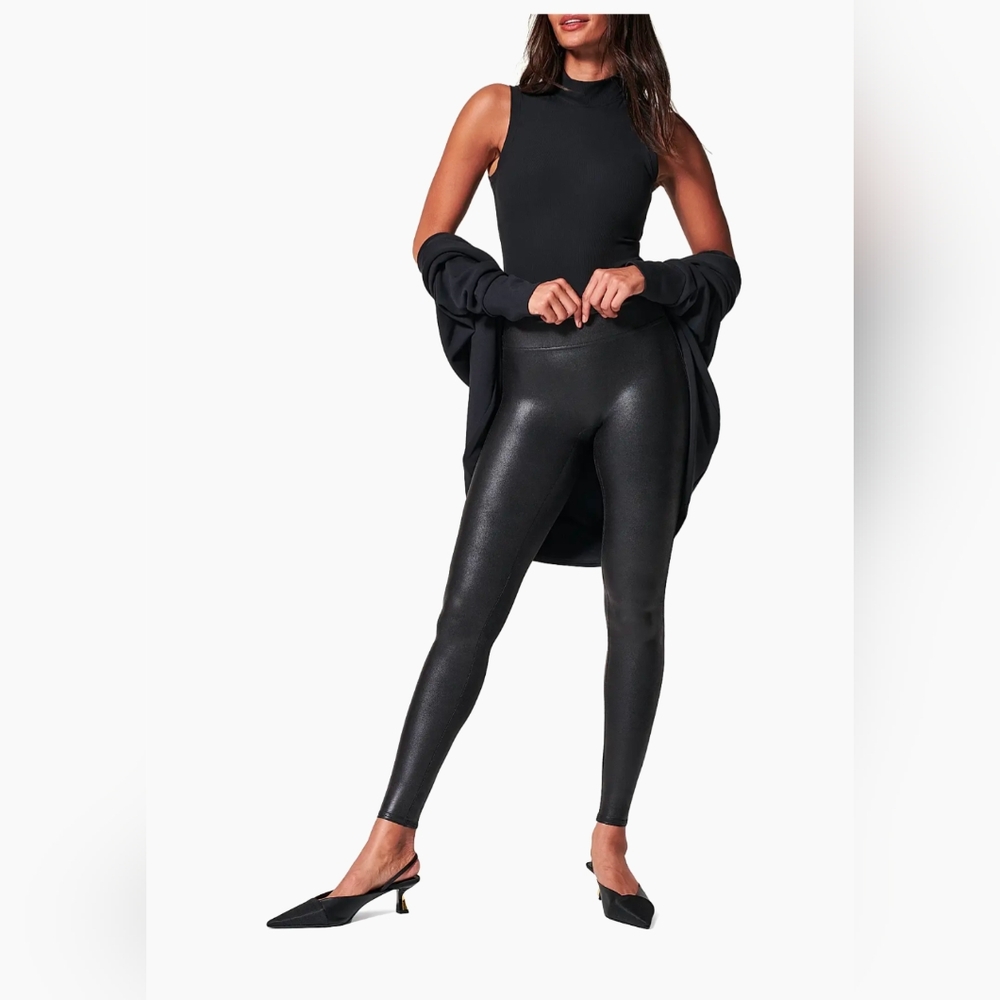 Spanx Faux Leather Leggings